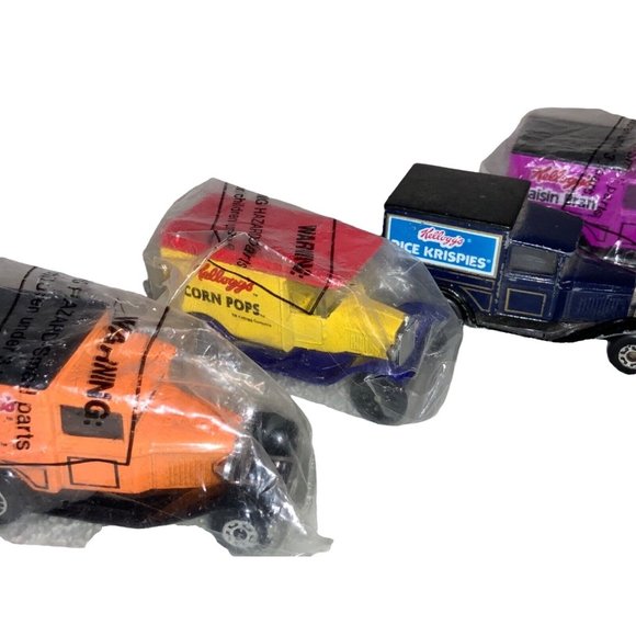 Match Box Kellogg's Promo Diecast Trucks Set of Four Different Vehicles - Picture 3 of 14
